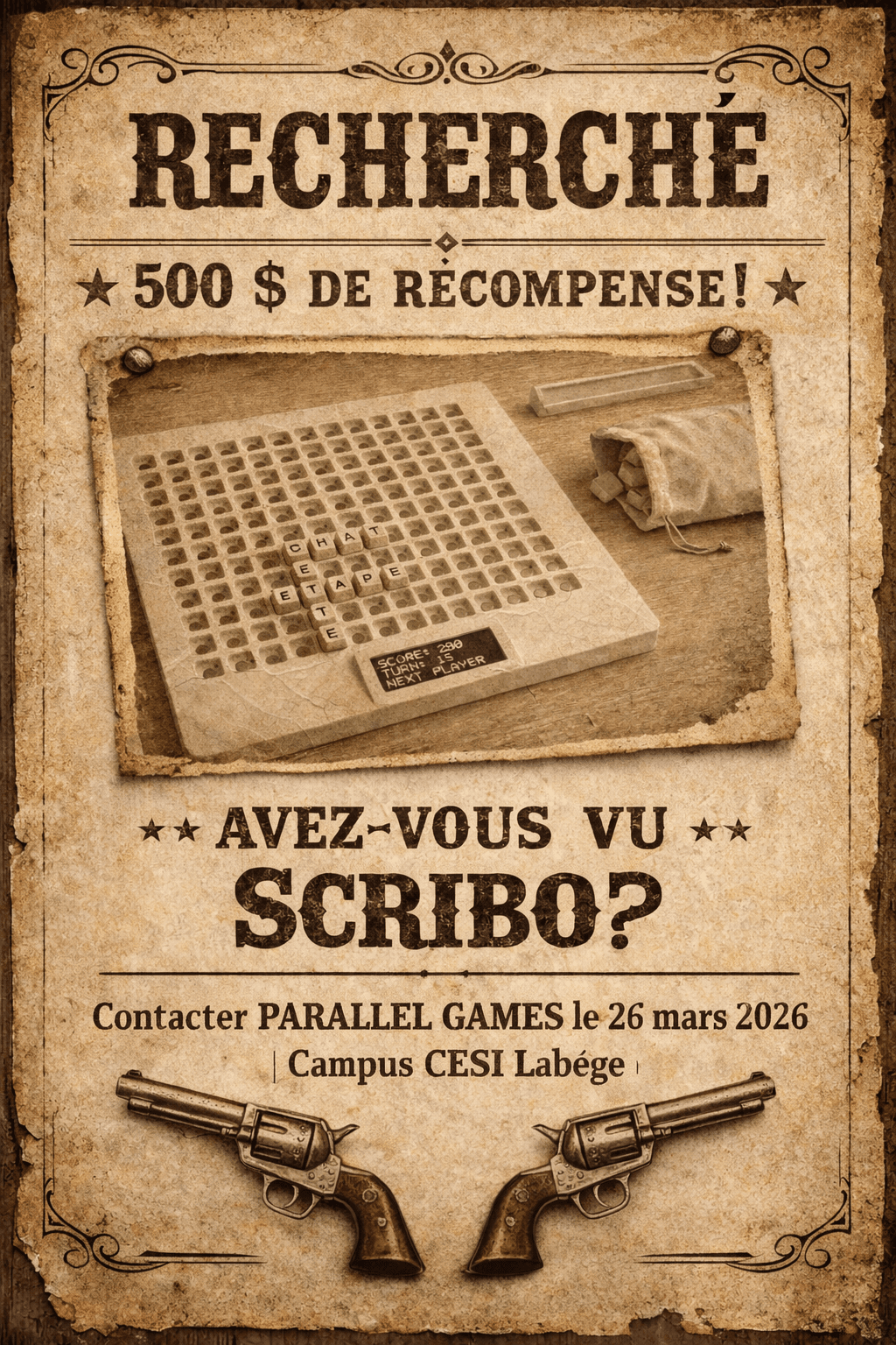 Affiche A1 Scribo
